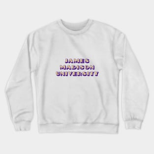 jamesma glitter lettering Crewneck Sweatshirt